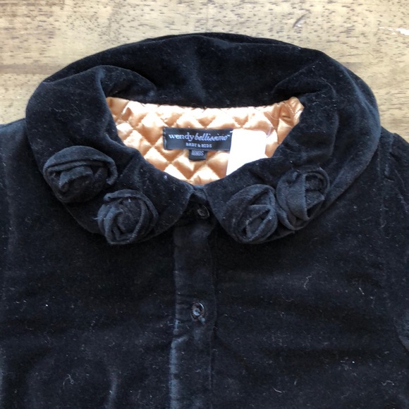 Baby velvet jacket by Wendy Bellissimo - Picture 2 of 5